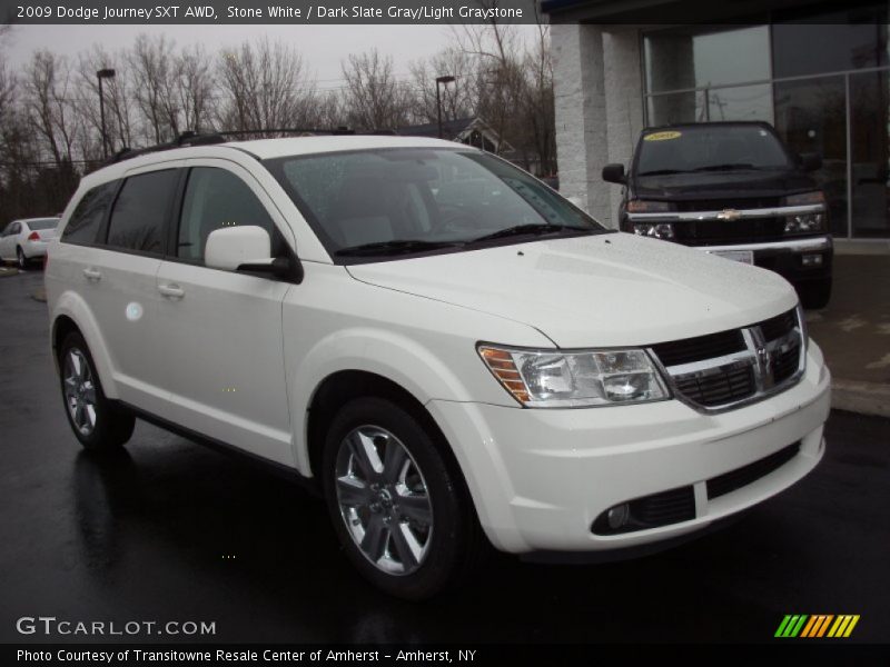 Stone White / Dark Slate Gray/Light Graystone 2009 Dodge Journey SXT AWD