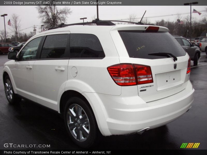 Stone White / Dark Slate Gray/Light Graystone 2009 Dodge Journey SXT AWD