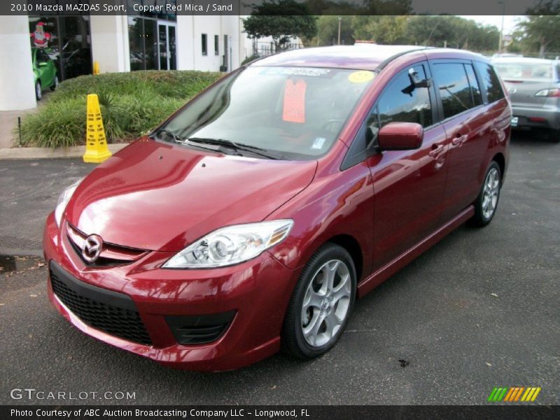 Copper Red Mica / Sand 2010 Mazda MAZDA5 Sport