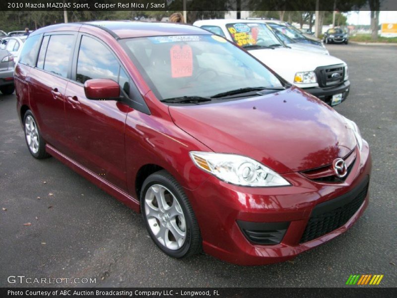 Copper Red Mica / Sand 2010 Mazda MAZDA5 Sport