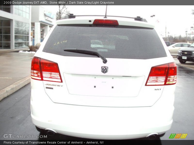 Stone White / Dark Slate Gray/Light Graystone 2009 Dodge Journey SXT AWD