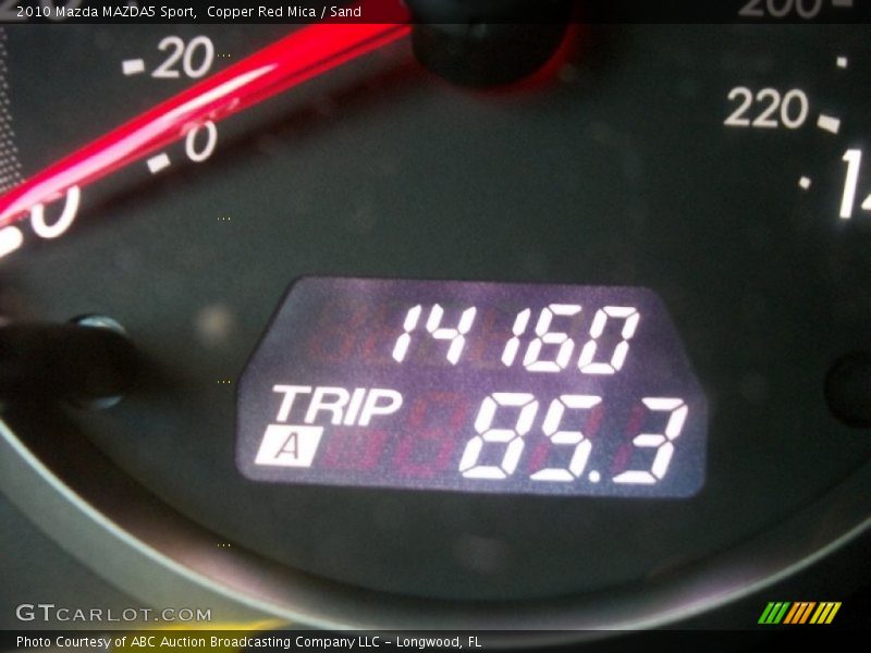Copper Red Mica / Sand 2010 Mazda MAZDA5 Sport