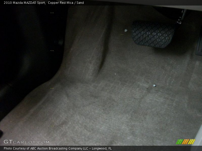 Copper Red Mica / Sand 2010 Mazda MAZDA5 Sport