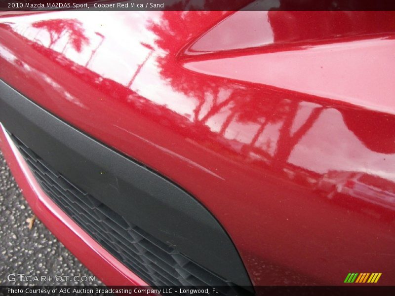 Copper Red Mica / Sand 2010 Mazda MAZDA5 Sport