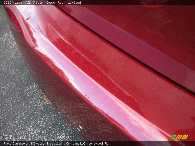 Copper Red Mica / Sand 2010 Mazda MAZDA5 Sport