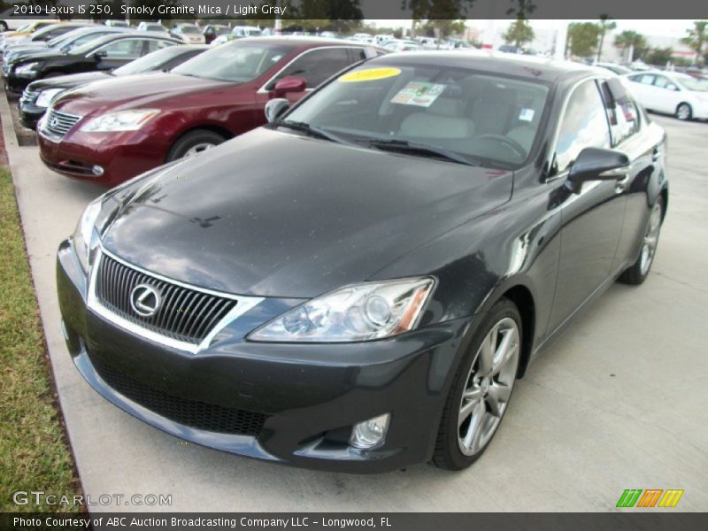 Smoky Granite Mica / Light Gray 2010 Lexus IS 250