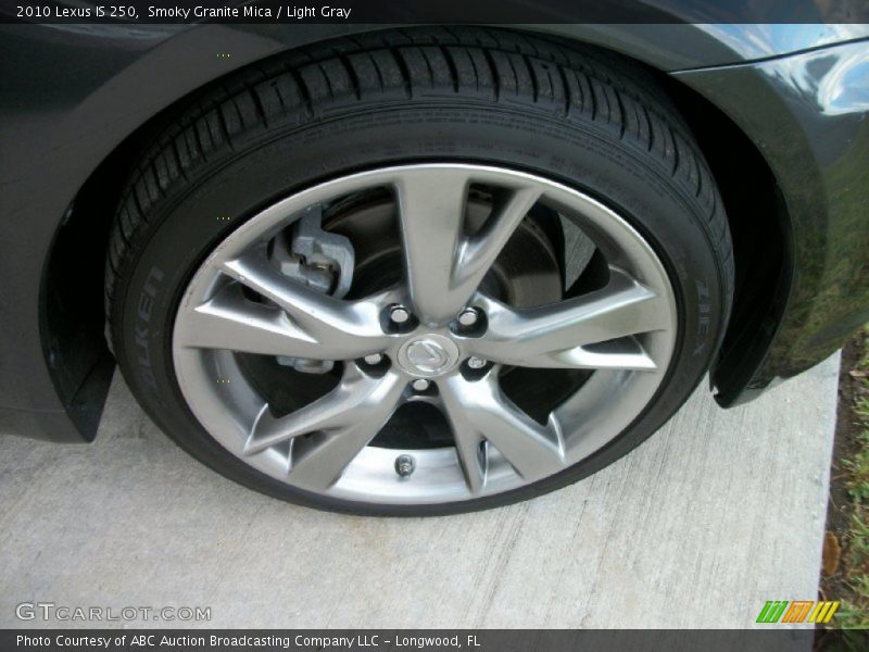 Smoky Granite Mica / Light Gray 2010 Lexus IS 250