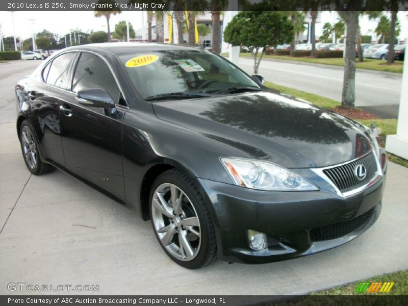 Smoky Granite Mica / Light Gray 2010 Lexus IS 250