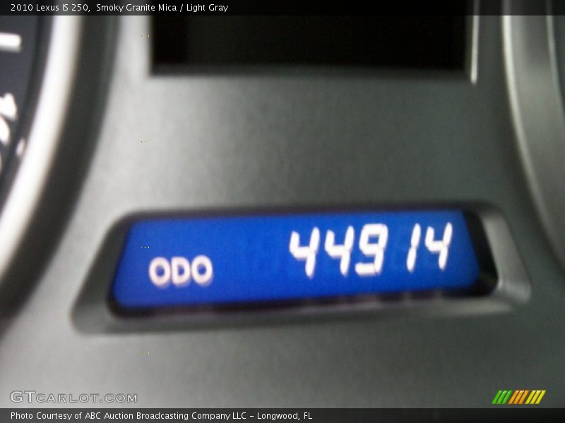 Smoky Granite Mica / Light Gray 2010 Lexus IS 250