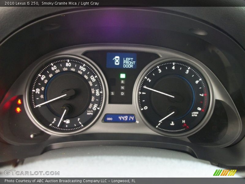 Smoky Granite Mica / Light Gray 2010 Lexus IS 250