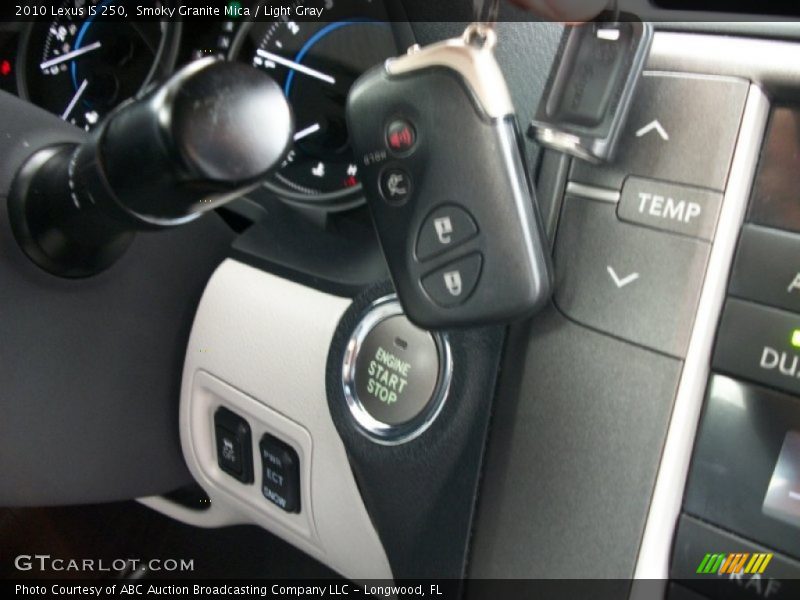 Smoky Granite Mica / Light Gray 2010 Lexus IS 250