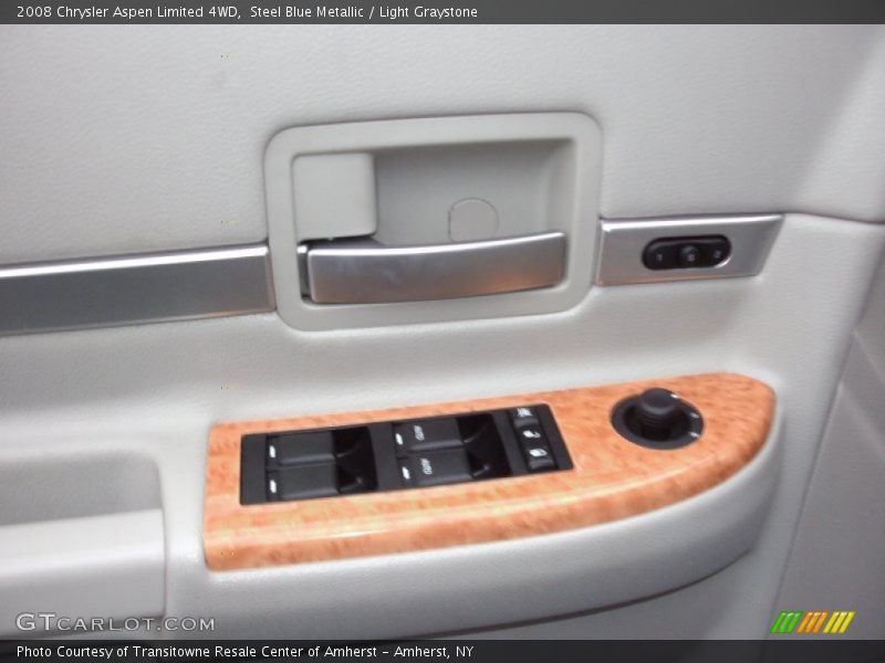 Steel Blue Metallic / Light Graystone 2008 Chrysler Aspen Limited 4WD