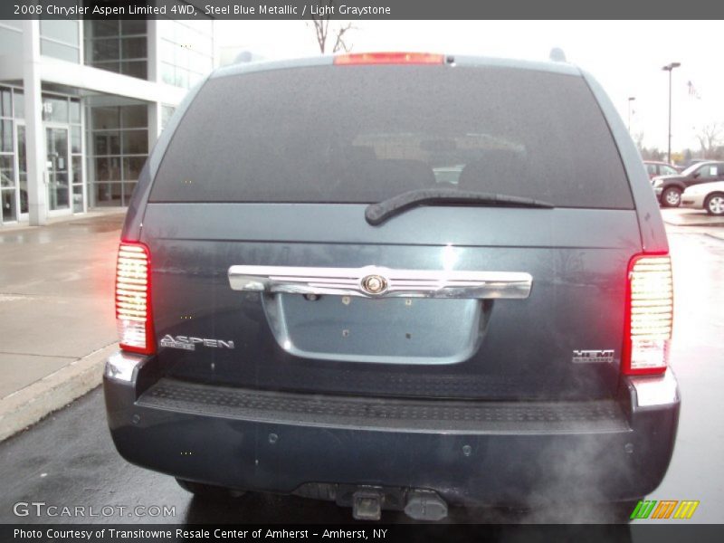Steel Blue Metallic / Light Graystone 2008 Chrysler Aspen Limited 4WD