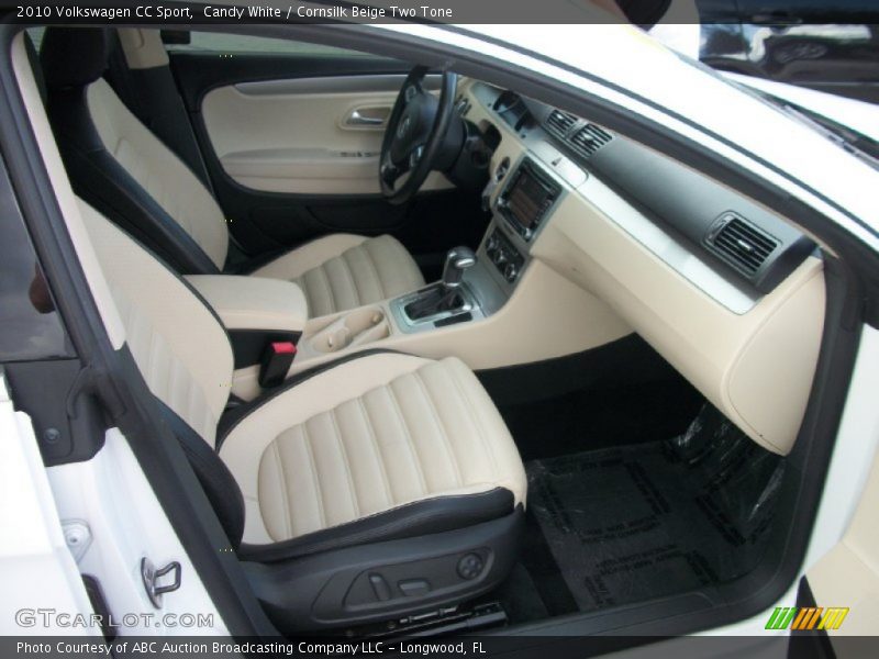 Candy White / Cornsilk Beige Two Tone 2010 Volkswagen CC Sport