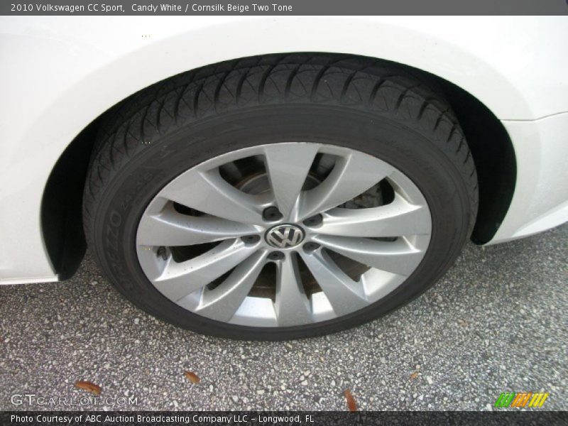 Candy White / Cornsilk Beige Two Tone 2010 Volkswagen CC Sport
