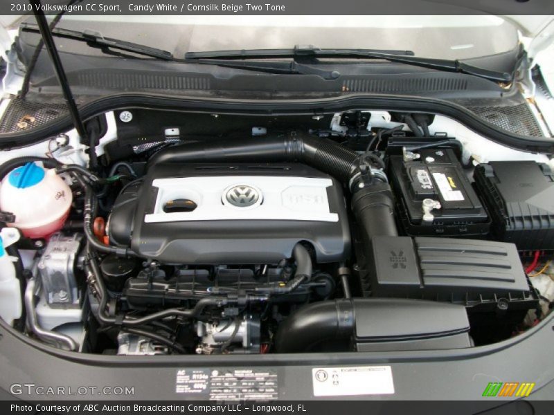 Candy White / Cornsilk Beige Two Tone 2010 Volkswagen CC Sport