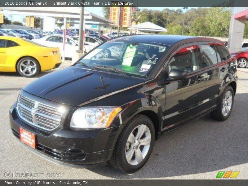 Brilliant Black Crystal Pearl / Dark Slate Gray 2010 Dodge Caliber SXT