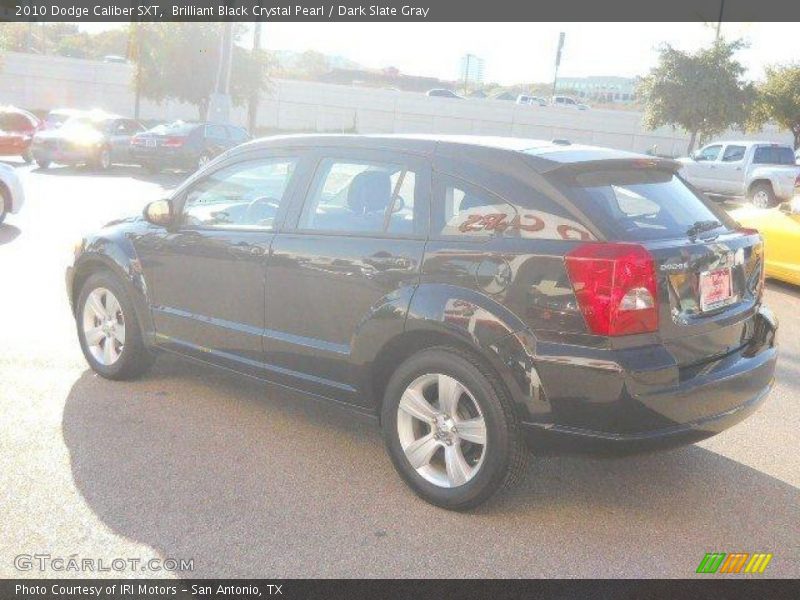 Brilliant Black Crystal Pearl / Dark Slate Gray 2010 Dodge Caliber SXT