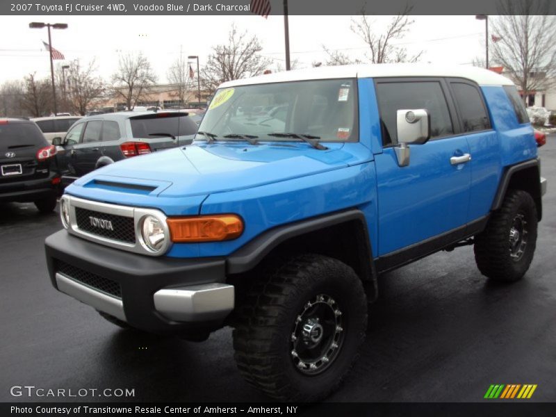 Voodoo Blue / Dark Charcoal 2007 Toyota FJ Cruiser 4WD