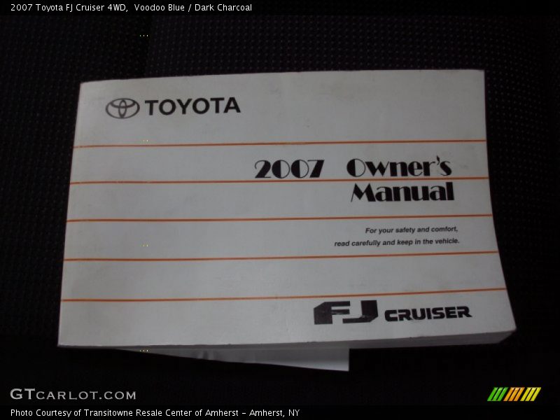 Voodoo Blue / Dark Charcoal 2007 Toyota FJ Cruiser 4WD