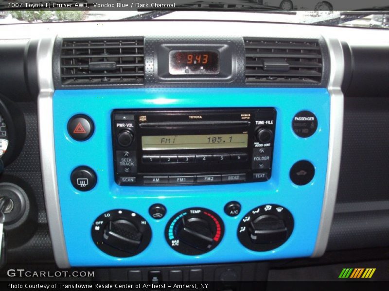 Voodoo Blue / Dark Charcoal 2007 Toyota FJ Cruiser 4WD