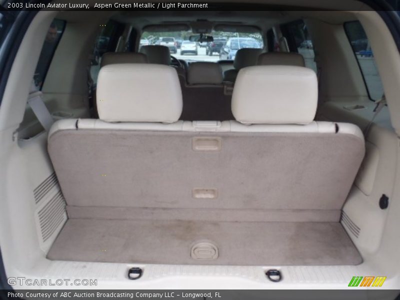Aspen Green Metallic / Light Parchment 2003 Lincoln Aviator Luxury