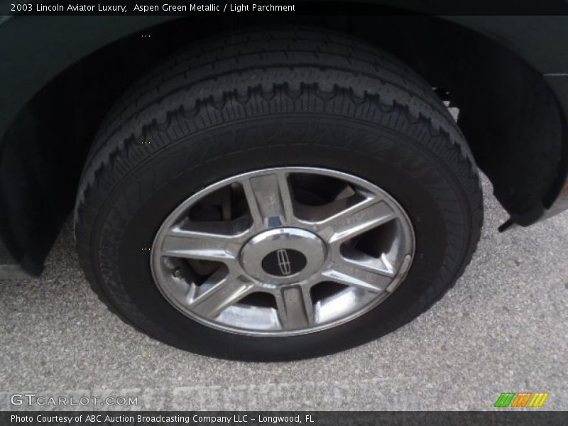 Aspen Green Metallic / Light Parchment 2003 Lincoln Aviator Luxury