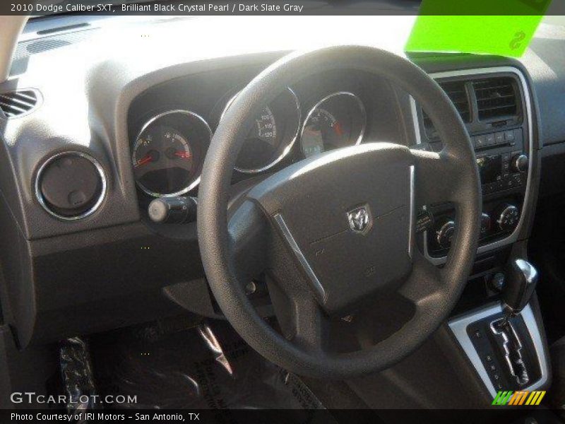 Brilliant Black Crystal Pearl / Dark Slate Gray 2010 Dodge Caliber SXT