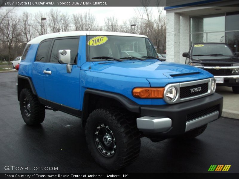 Voodoo Blue / Dark Charcoal 2007 Toyota FJ Cruiser 4WD