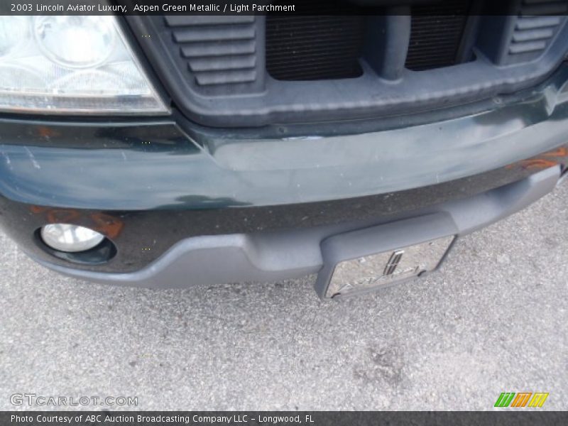 Aspen Green Metallic / Light Parchment 2003 Lincoln Aviator Luxury
