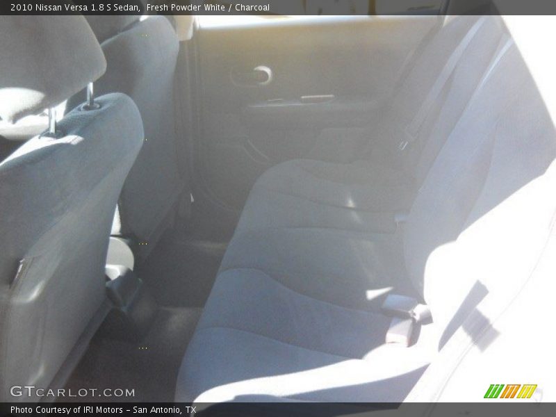 Fresh Powder White / Charcoal 2010 Nissan Versa 1.8 S Sedan