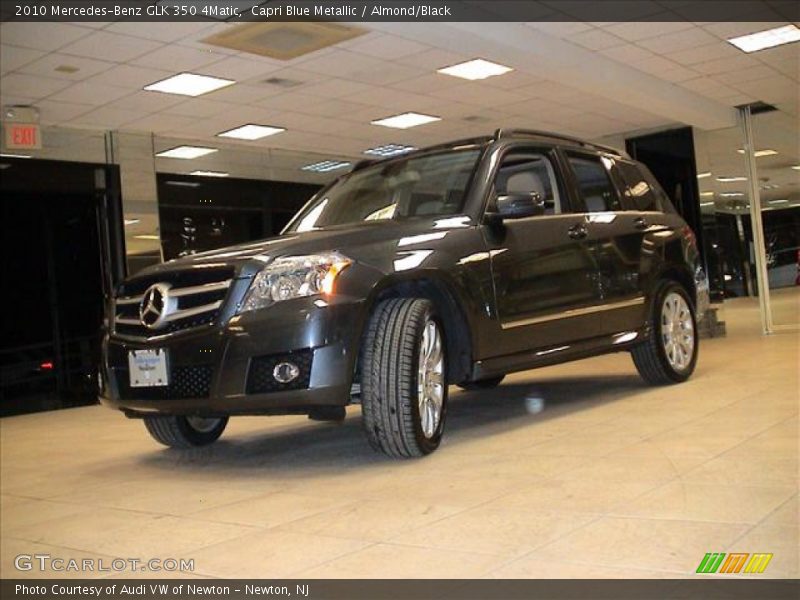 Capri Blue Metallic / Almond/Black 2010 Mercedes-Benz GLK 350 4Matic