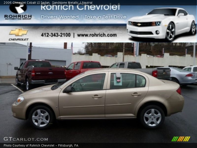 Sandstone Metallic / Neutral 2006 Chevrolet Cobalt LS Sedan