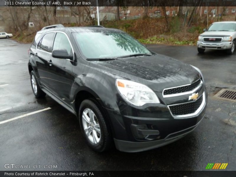 Black / Jet Black 2011 Chevrolet Equinox LT AWD