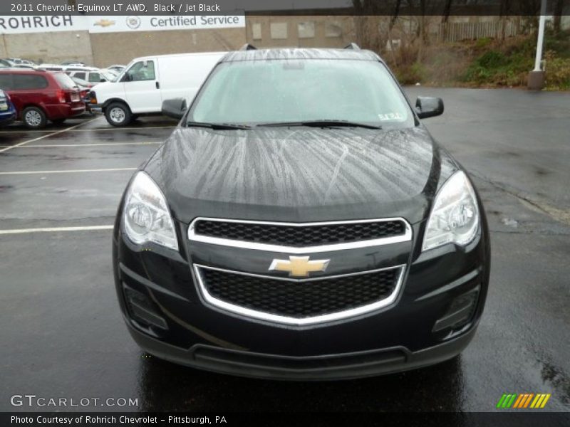 Black / Jet Black 2011 Chevrolet Equinox LT AWD