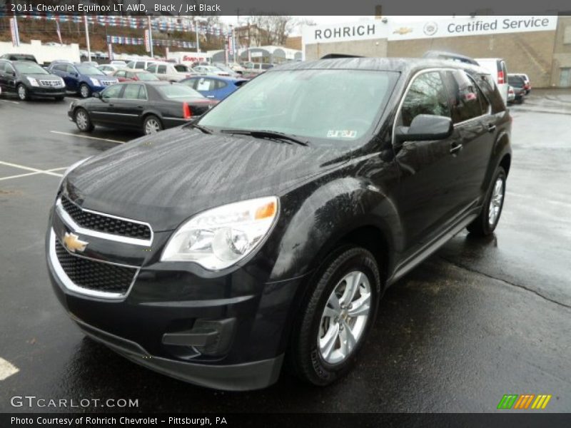 Black / Jet Black 2011 Chevrolet Equinox LT AWD
