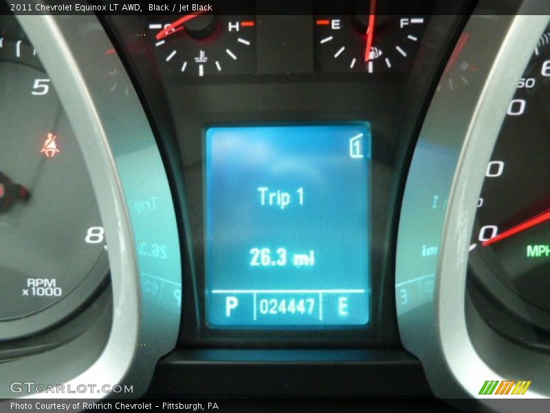 Black / Jet Black 2011 Chevrolet Equinox LT AWD