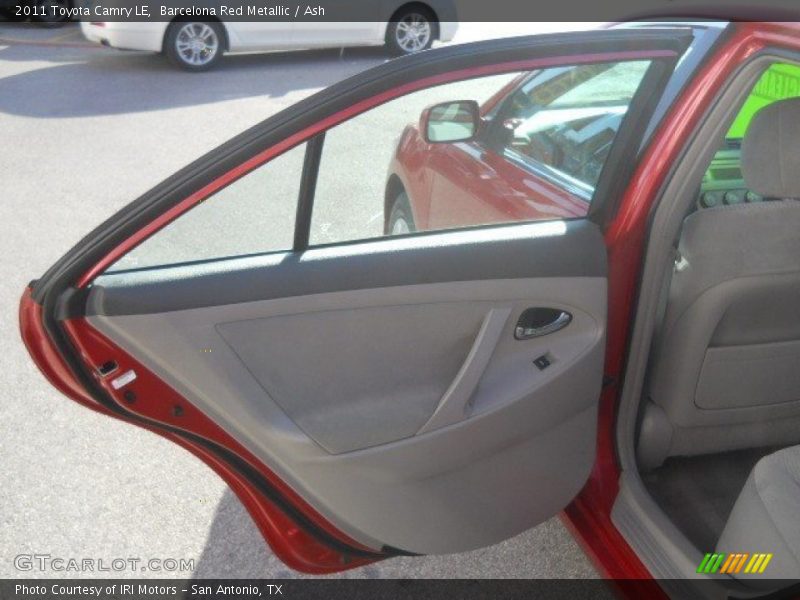 Barcelona Red Metallic / Ash 2011 Toyota Camry LE