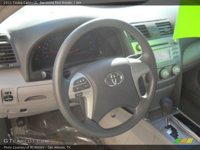 Barcelona Red Metallic / Ash 2011 Toyota Camry LE