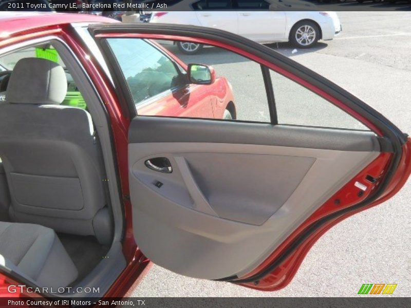Barcelona Red Metallic / Ash 2011 Toyota Camry LE