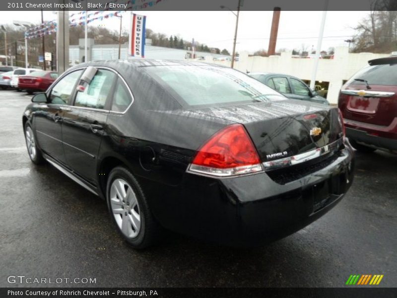 Black / Ebony 2011 Chevrolet Impala LS