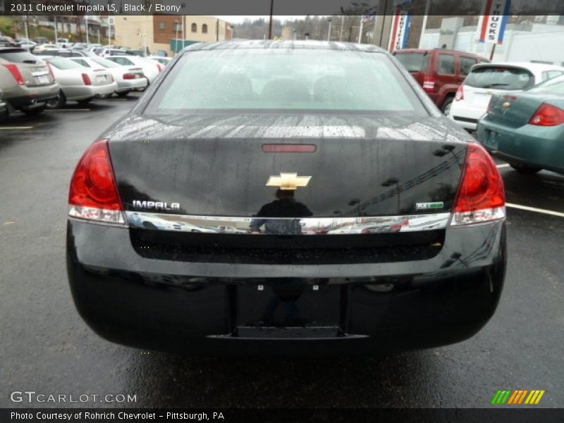 Black / Ebony 2011 Chevrolet Impala LS