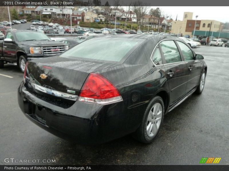 Black / Ebony 2011 Chevrolet Impala LS