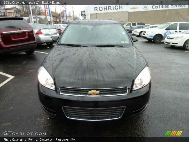 Black / Ebony 2011 Chevrolet Impala LS