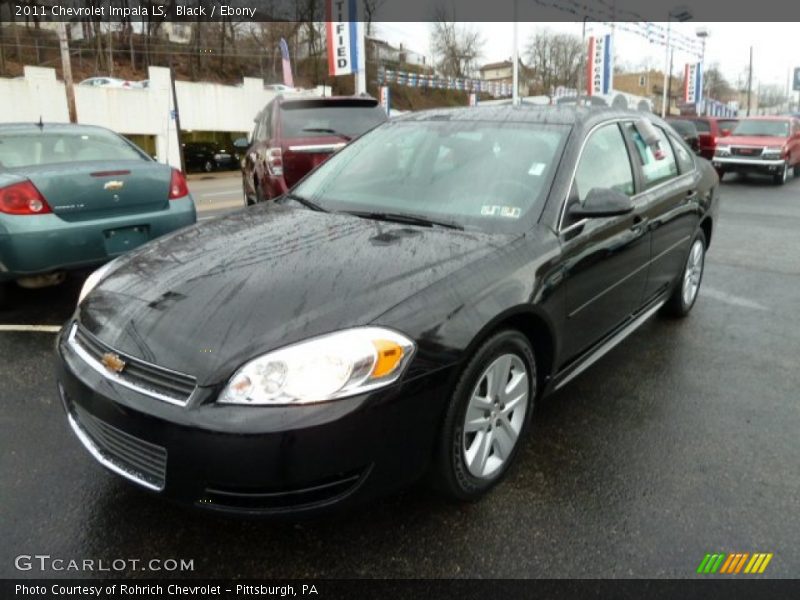 Black / Ebony 2011 Chevrolet Impala LS