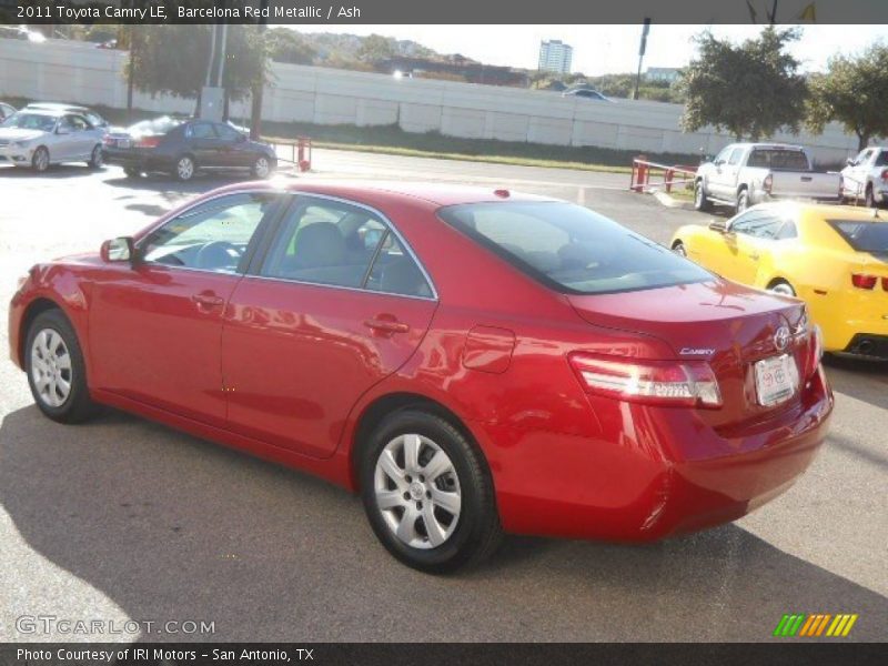 Barcelona Red Metallic / Ash 2011 Toyota Camry LE