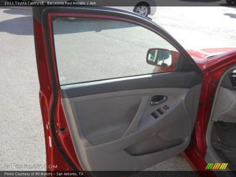 Barcelona Red Metallic / Ash 2011 Toyota Camry LE