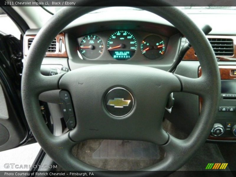 Black / Ebony 2011 Chevrolet Impala LS