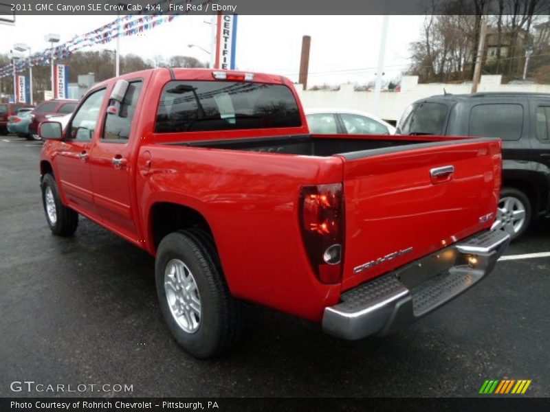 Fire Red / Ebony 2011 GMC Canyon SLE Crew Cab 4x4