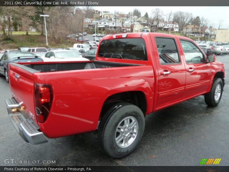 Fire Red / Ebony 2011 GMC Canyon SLE Crew Cab 4x4